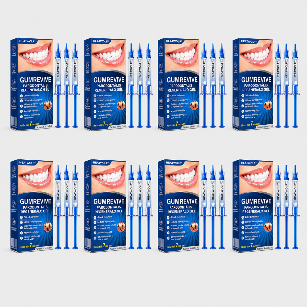 🇭🇺👨⚕️✅🦷 HEATWOLF® GumRevive – Parodontális helyreállító gél🍿